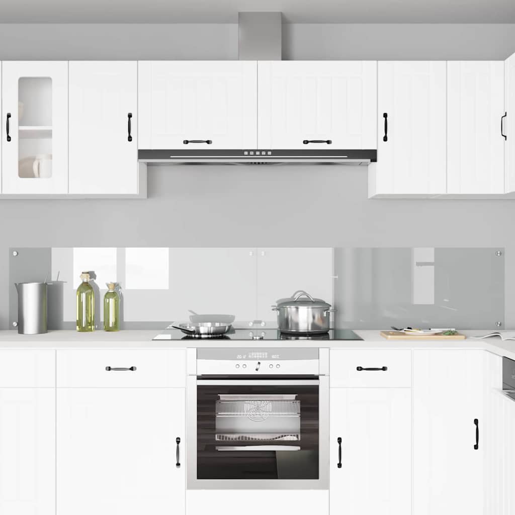 Schienale da cucina 2 pcs Trasparente 120 x 40 cm