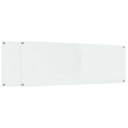 Schienale da cucina 2 pcs Trasparente 120 x 40 cm