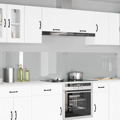 Schienale da cucina 2 pcs Trasparente 120 x 50 cm
