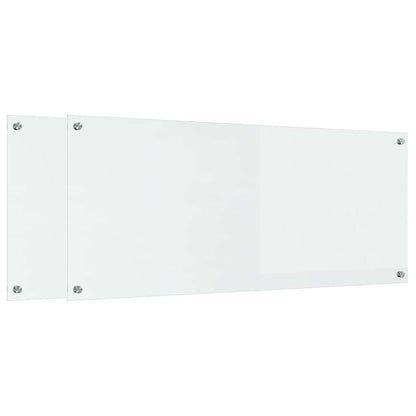Schienale da cucina 2 pcs Trasparente 120 x 50 cm