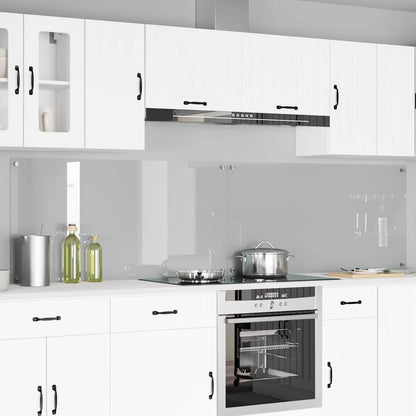 Schienale da cucina 2 pcs Trasparente 120 x 60 cm