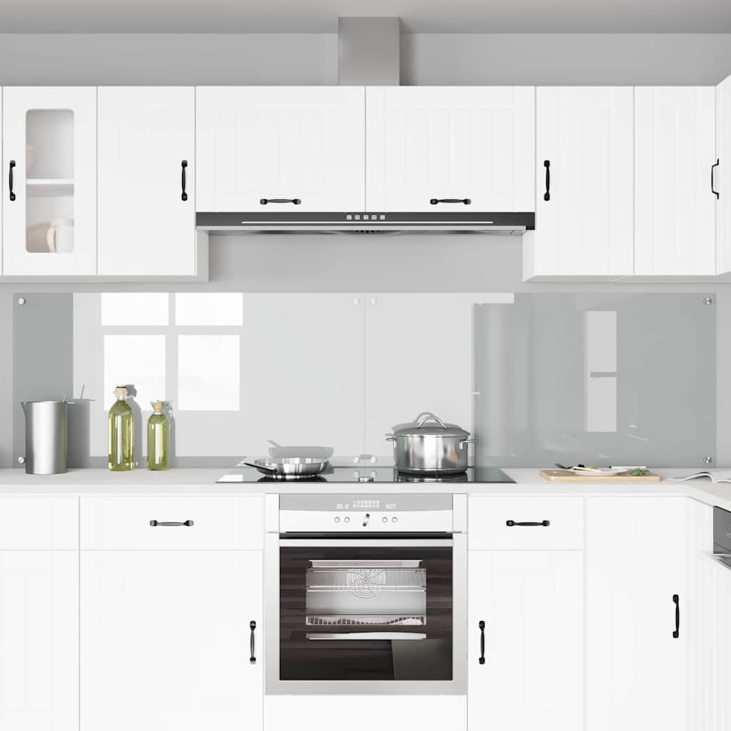 Schienale da cucina 2 pcs Trasparente 120 x 60 cm
