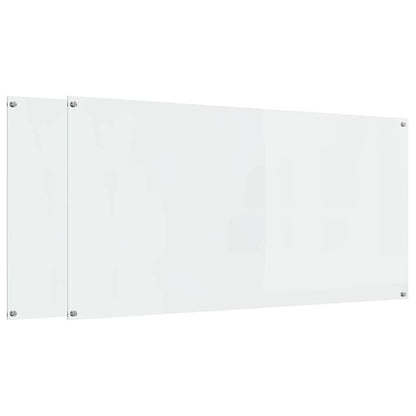 Schienale da cucina 2 pcs Trasparente 120 x 60 cm