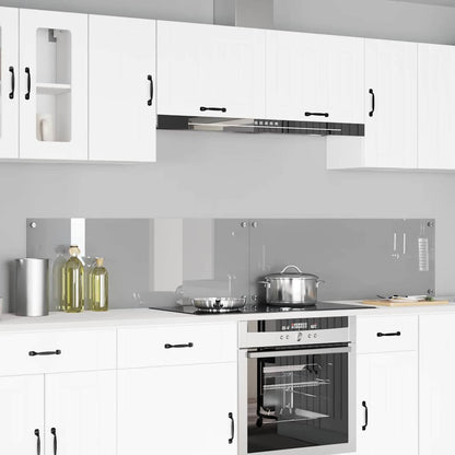 Schienale da cucina 2 pcs Grigio chiaro 110 x 40 cm