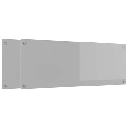 Schienale da cucina 2 pcs Grigio chiaro 110 x 40 cm