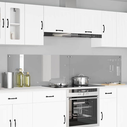Schienale da cucina 2 pcs Grigio chiaro 110 x 50 cm