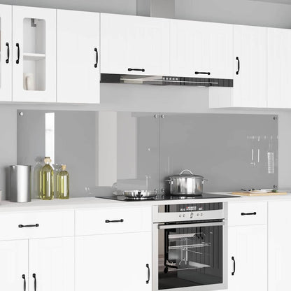 Schienale da cucina 2 pcs Grigio chiaro 110 x 60 cm