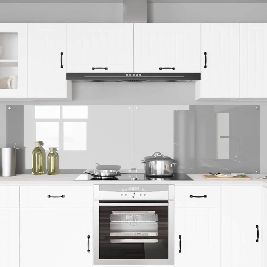 Schienale da cucina 2 pcs Grigio chiaro 110 x 60 cm