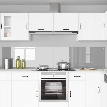 Schienale da cucina 2 pcs Grigio chiaro 120 x 50 cm
