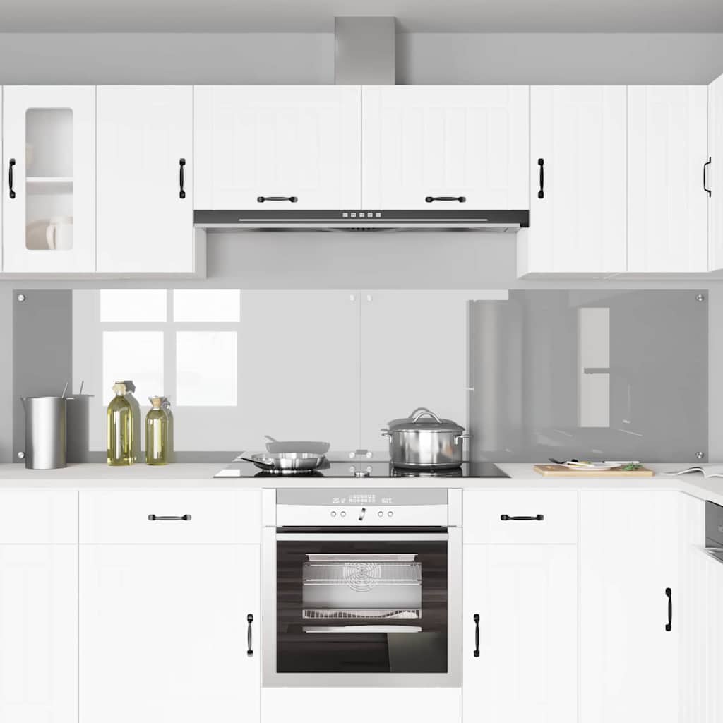 Schienale da cucina 2 pcs Grigio chiaro 120 x 60 cm