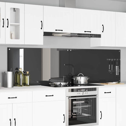 Schienale da cucina 2 pcs Grigio scuro 110 x 60 cm