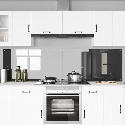 Schienale da cucina 2 pcs Grigio scuro 110 x 60 cm