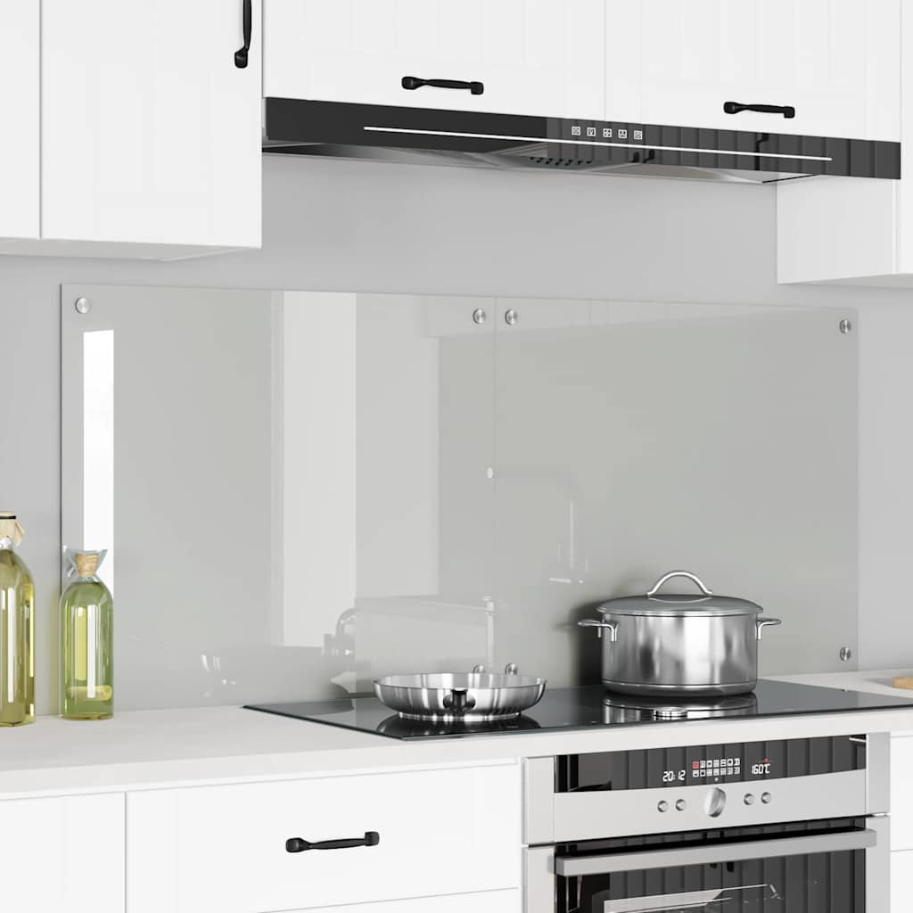 Schienale da cucina 2 pcs Trasparente 70 x 60 cm