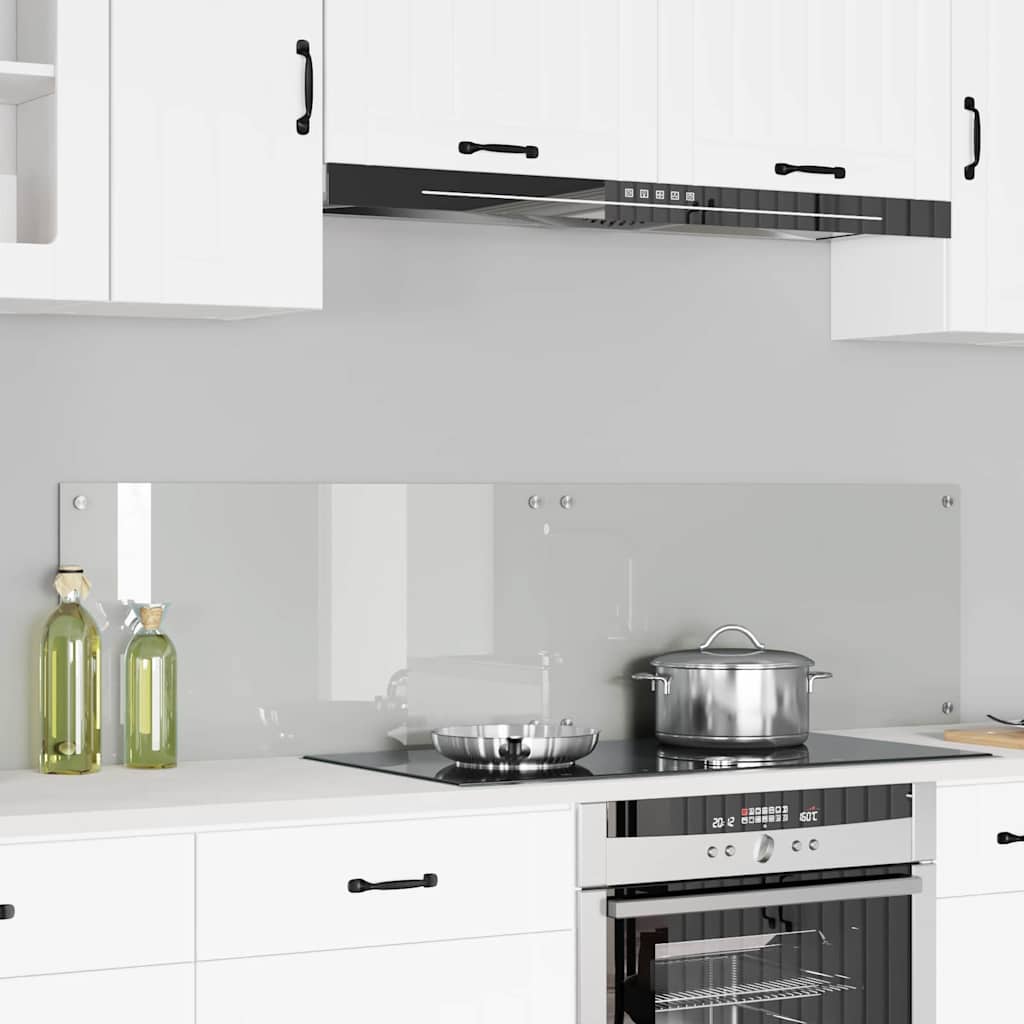 Schienale da cucina 2 pcs Trasparente 80 x 40 cm