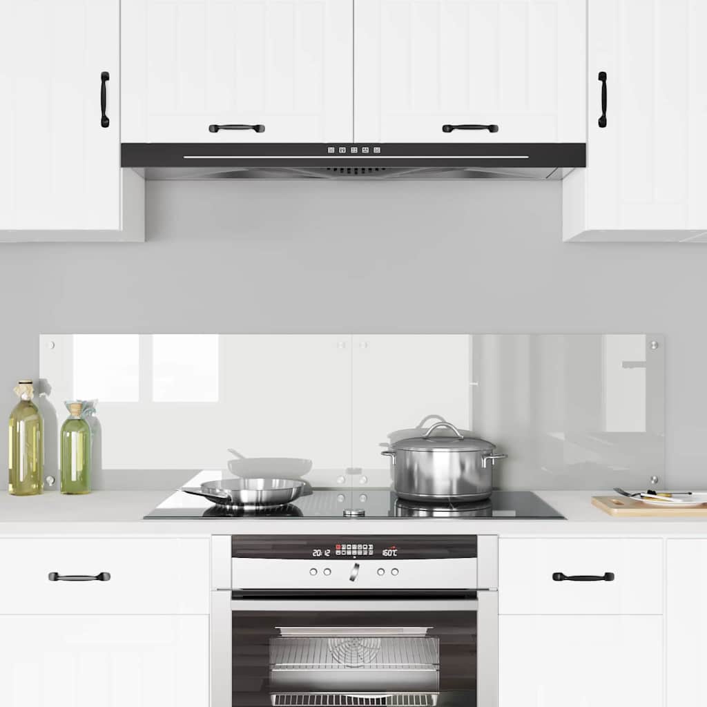Schienale da cucina 2 pcs Trasparente 80 x 40 cm