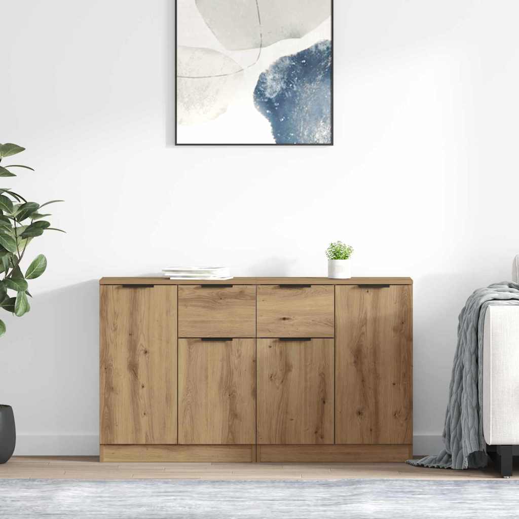 Sideboards 2 pcs Rovere artigianale 60 x 30 x 70 cm