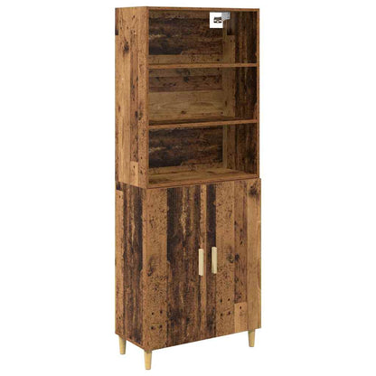 Credenza Legno vecchio 69,5 x 32,5 x 180 cm Legno multistrato
