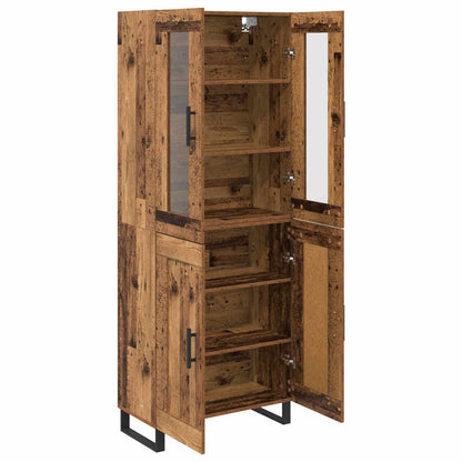 Credenza 2 pcs Legno vecchio Legno multistrato