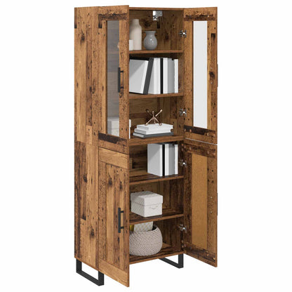 Credenza 2 pcs Legno vecchio Legno multistrato