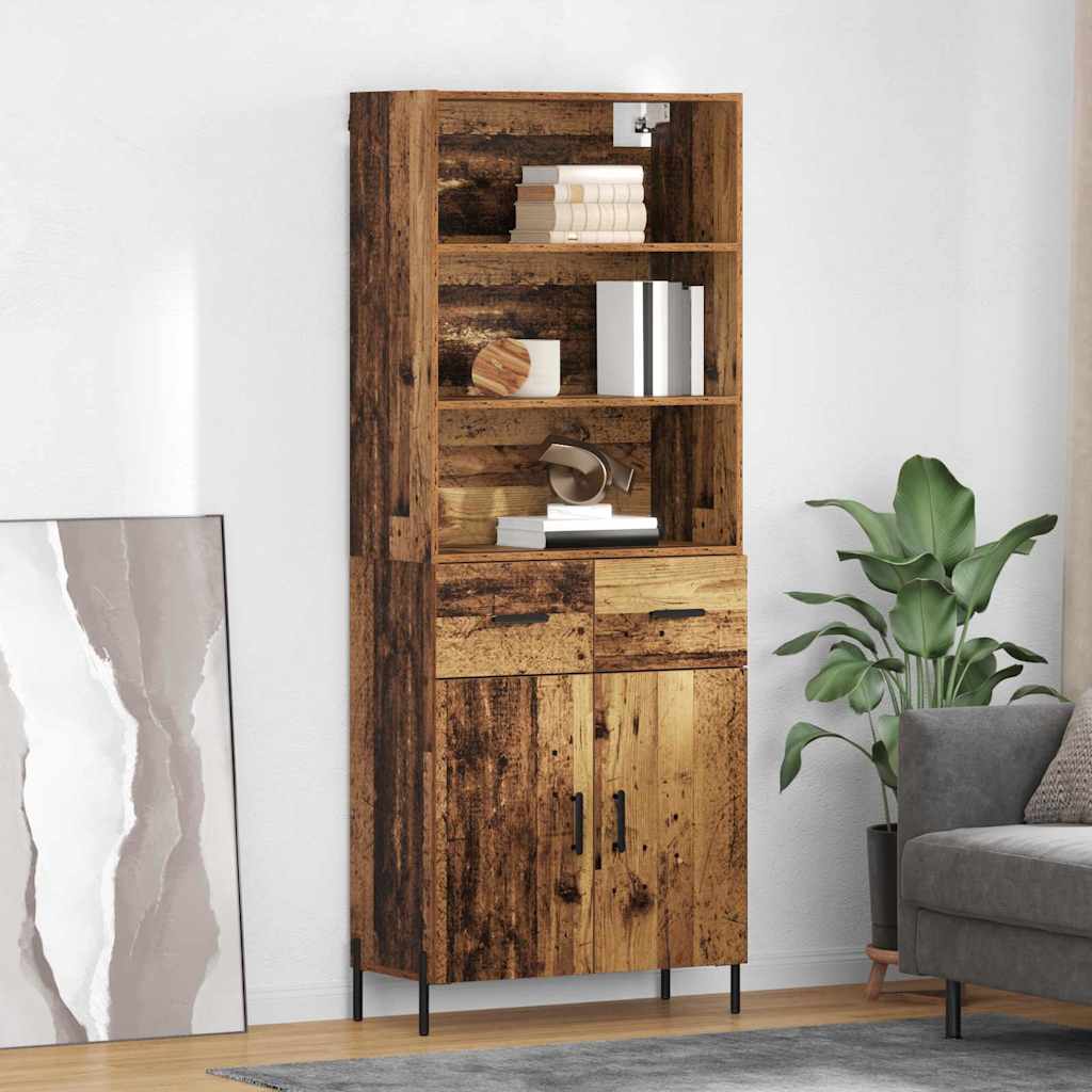 Credenza Legno vecchio 69,5 x 32,5 x 180 cm Legno multistrato
