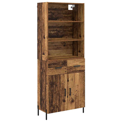 Credenza Legno vecchio 69,5 x 32,5 x 180 cm Legno multistrato