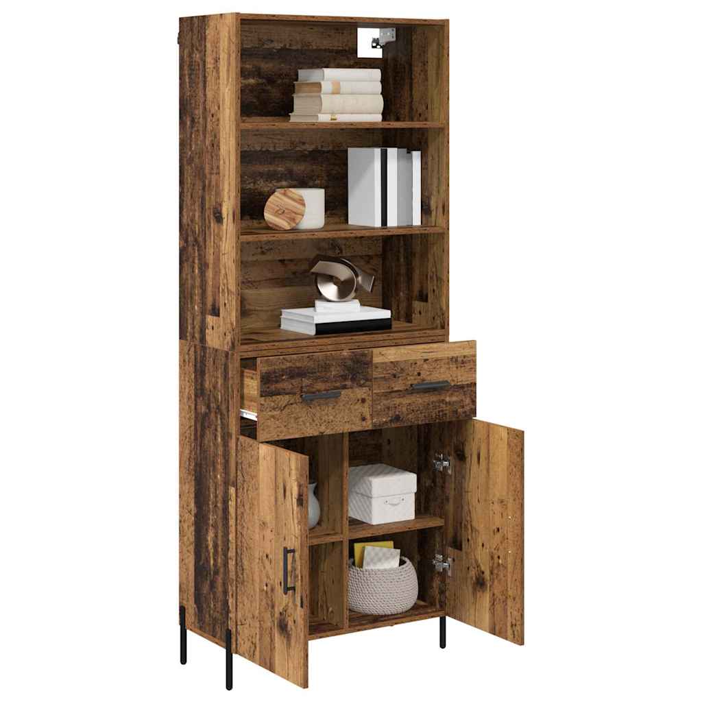 Credenza Legno vecchio 69,5 x 32,5 x 180 cm Legno multistrato