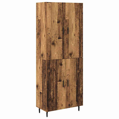 Credenza 2 pcs Legno vecchio Legno multistrato