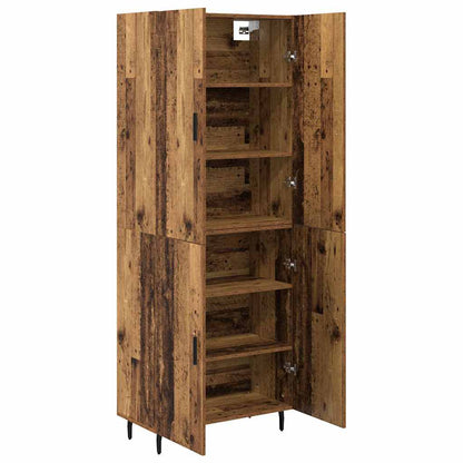 Credenza 2 pcs Legno vecchio Legno multistrato