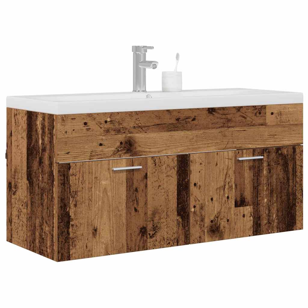Mobile da Bagno con porta Legno vecchio 100 x 38,5 x 46 cm