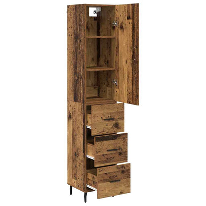 Credenza Legno vecchio 34,5 x 34 x 180 cm Legno multistrato