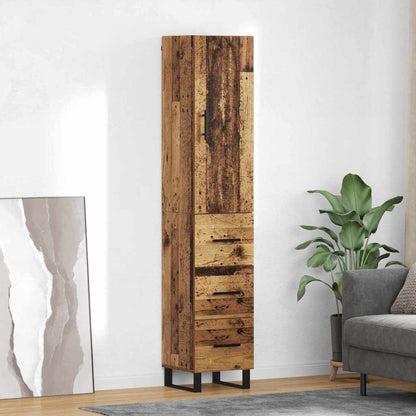 Credenza Legno vecchio 34,5 x 34 x 180 cm Legno multistrato
