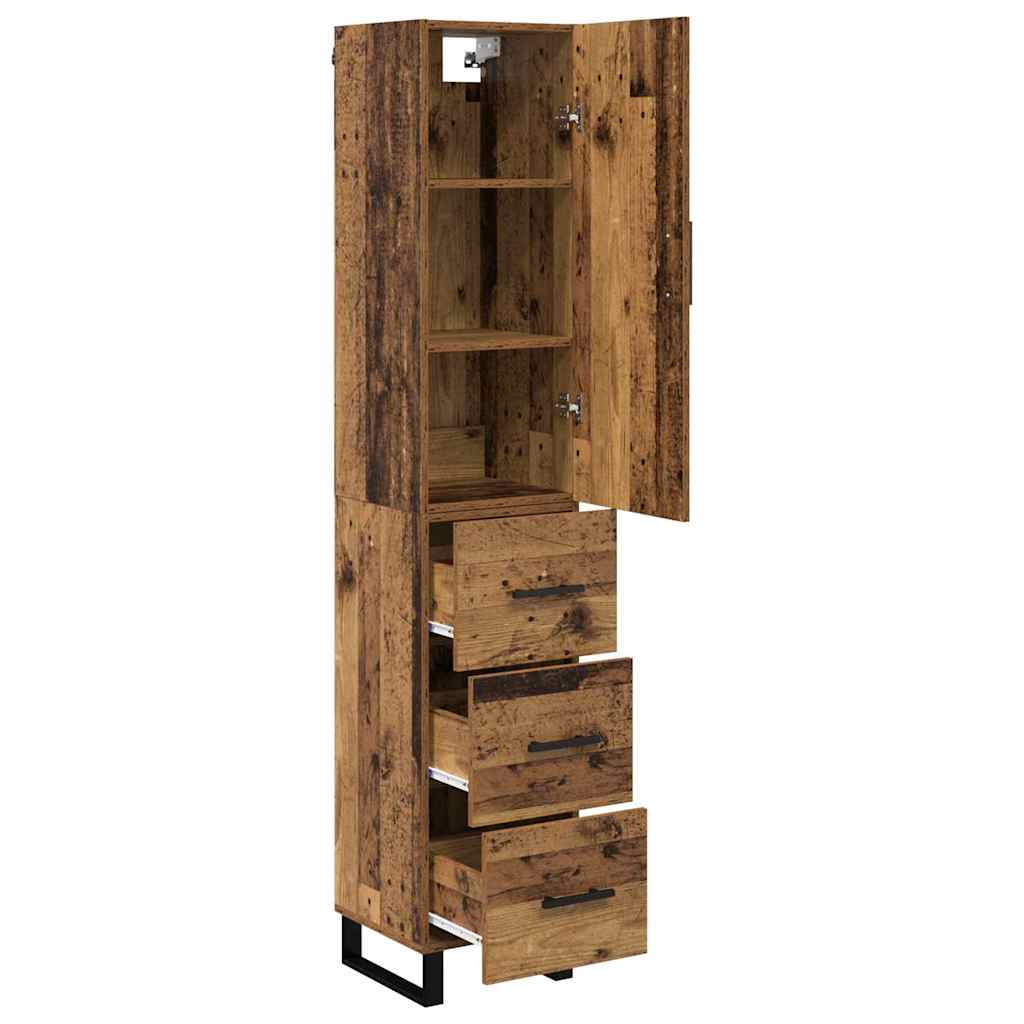 Credenza Legno vecchio 34,5 x 34 x 180 cm Legno multistrato