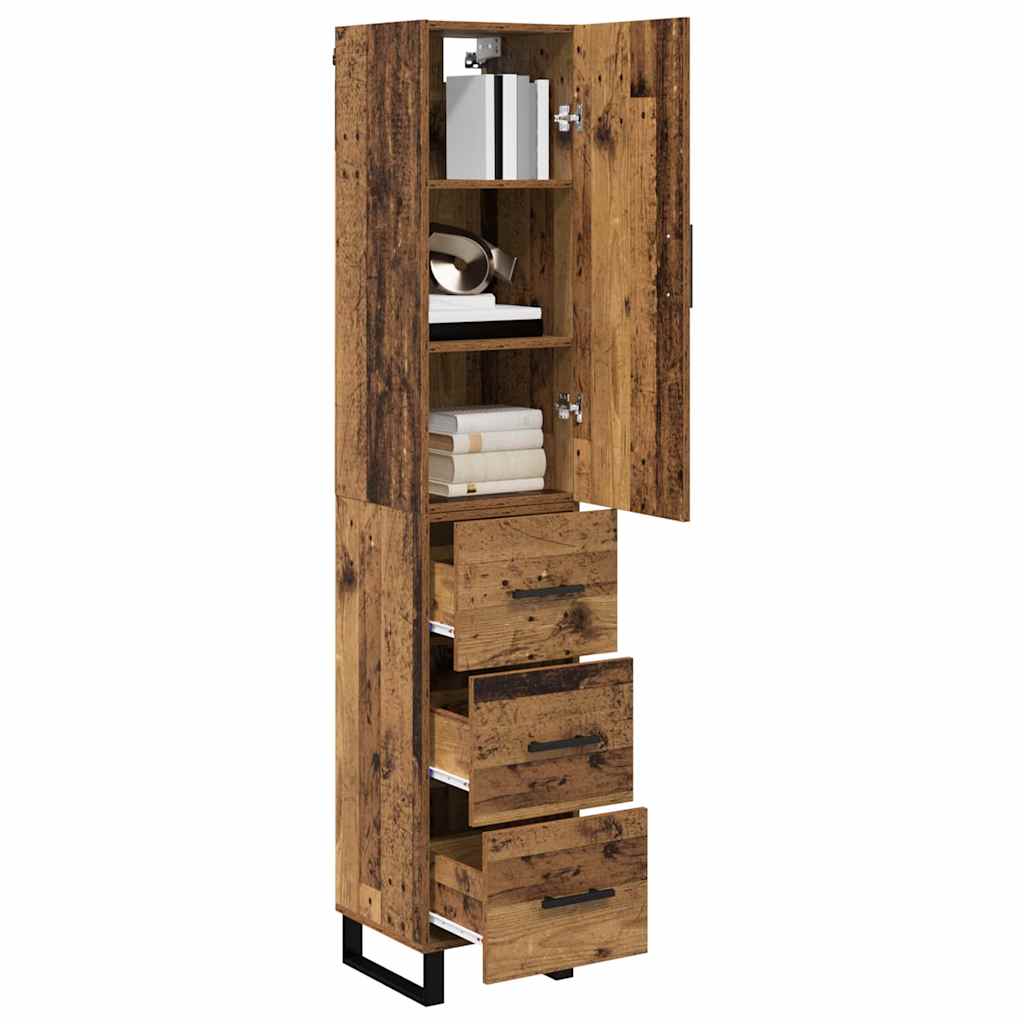 Credenza Legno vecchio 34,5 x 34 x 180 cm Legno multistrato