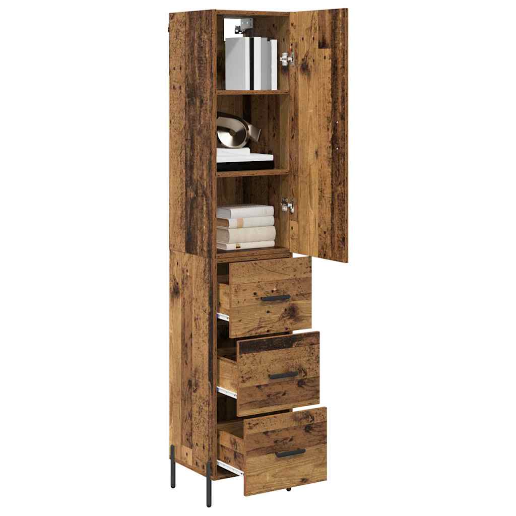 Credenza Legno vecchio 34,5 x 34 x 180 cm Legno multistrato