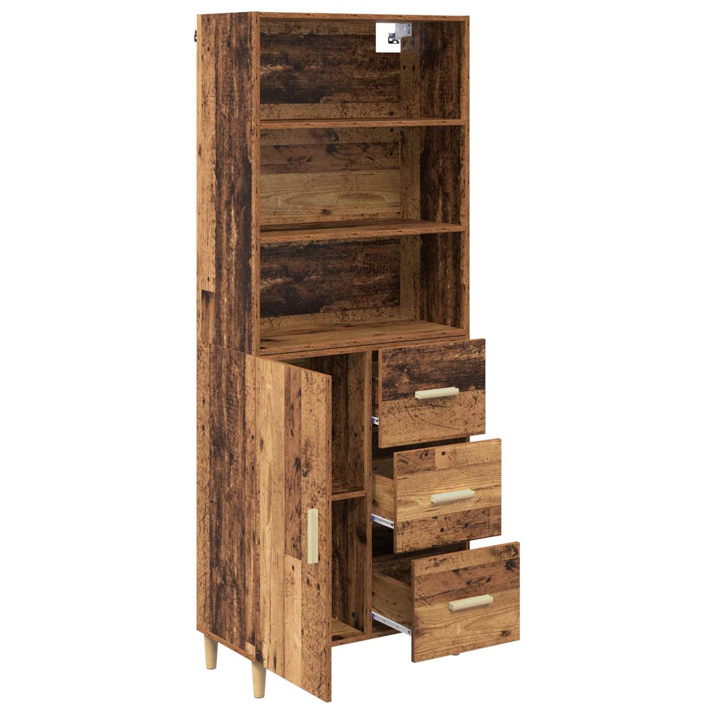Credenza Legno vecchio 69,5 x 32,5 x 180 cm Legno multistrato