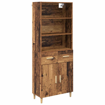 Credenza Legno vecchio 69,5 x 32,5 x 180 cm Legno multistrato
