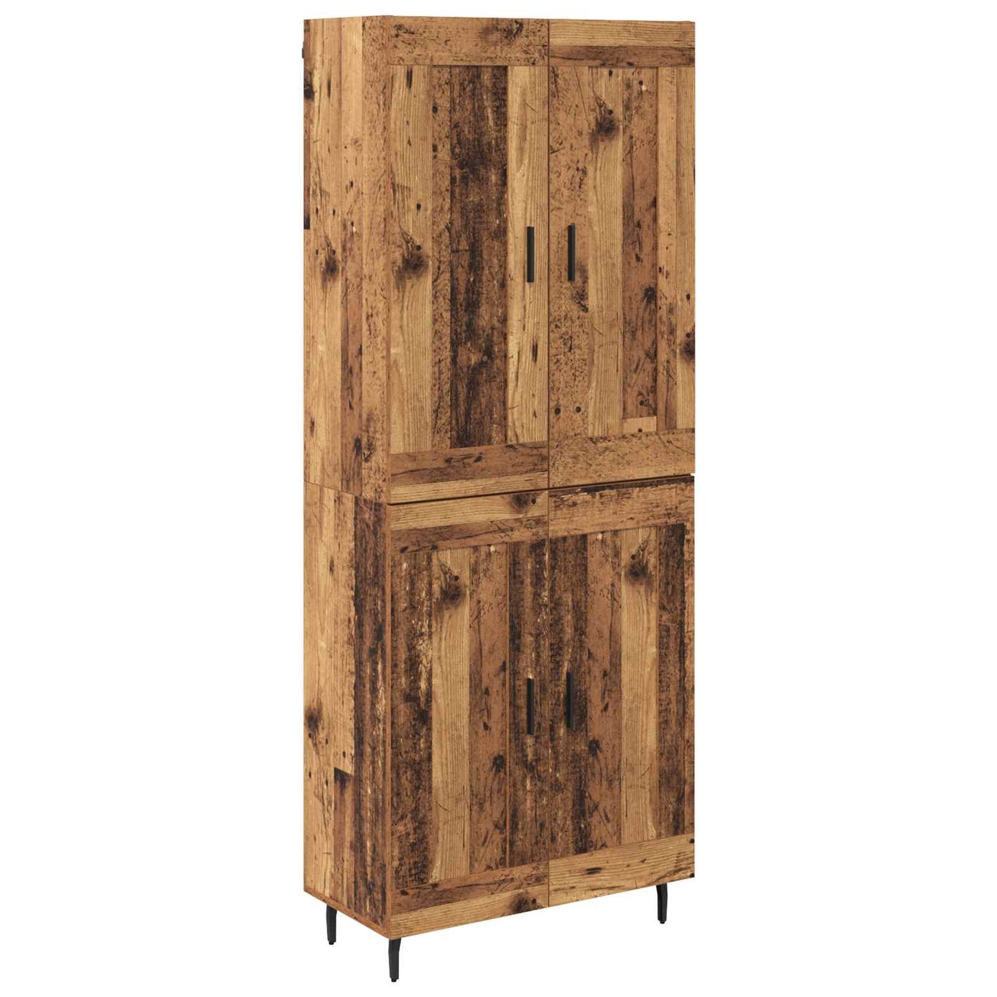 Credenza 2 pcs Legno vecchio Legno multistrato