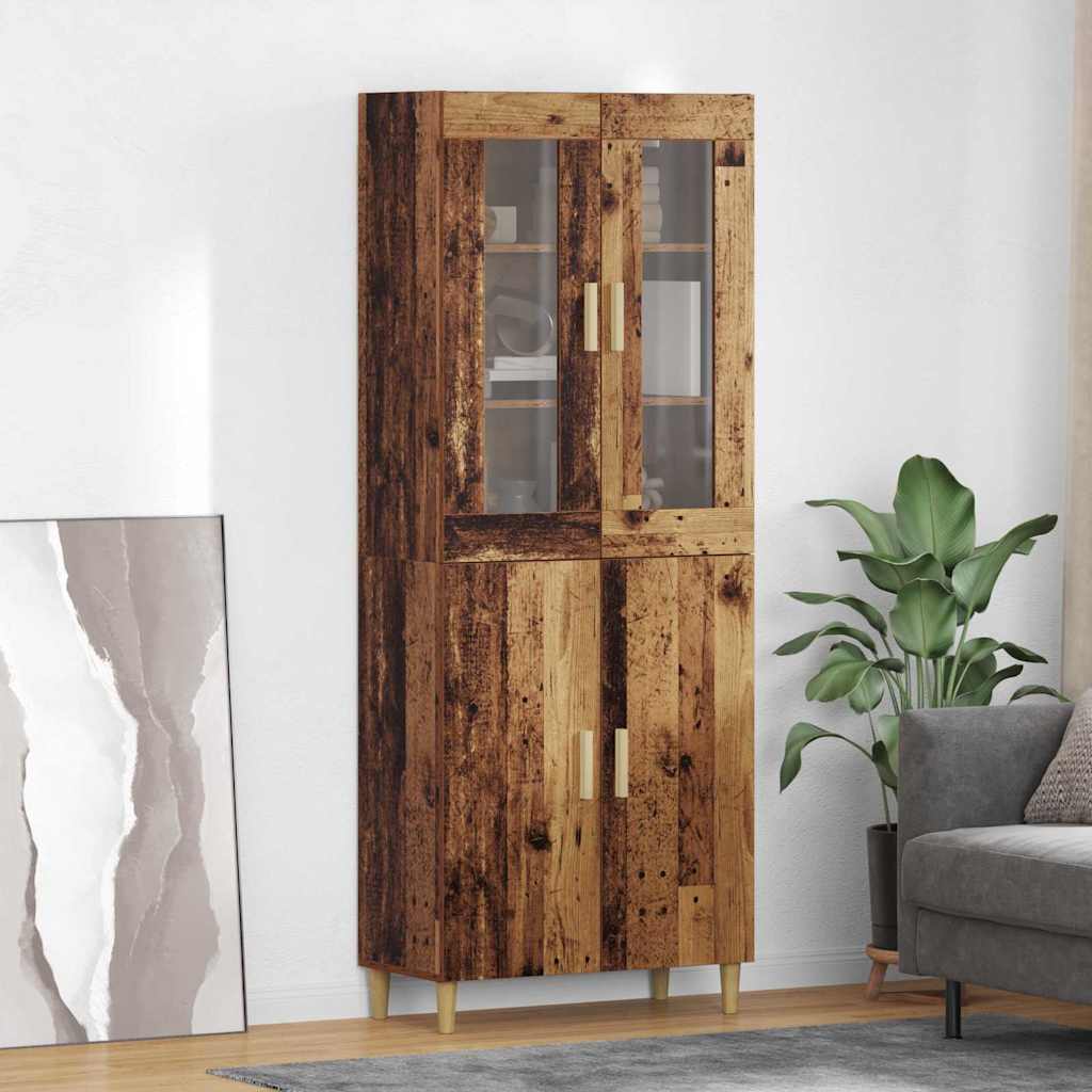 Credenza Legno vecchio 69,5 x 34 x 180 cm