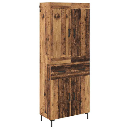 Credenza con cassetto 2 pcs Legno vecchio Legno multistrato