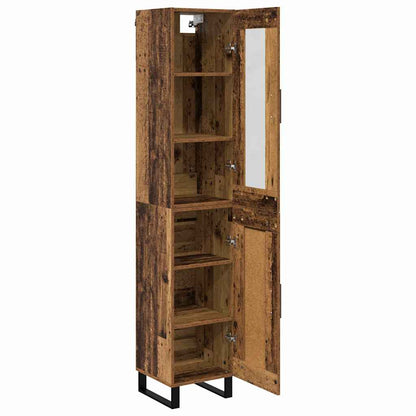 Credenza Legno vecchio 34,5 x 34 x 180 cm Legno multistrato
