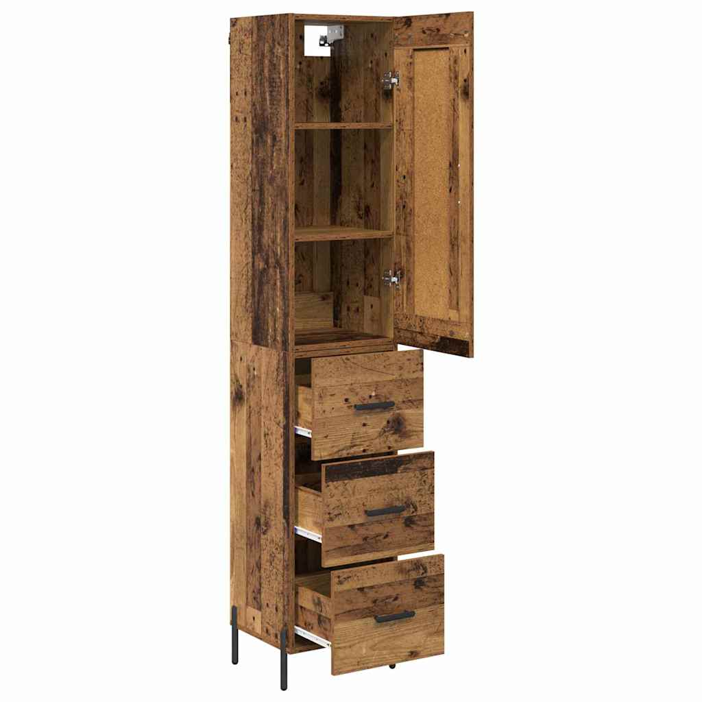 Credenza Legno vecchio 34,5 x 34 x 180 cm Legno multistrato