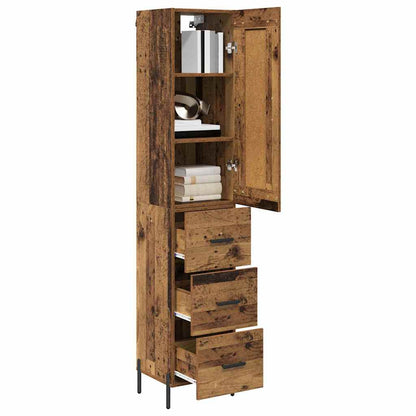 Credenza Legno vecchio 34,5 x 34 x 180 cm Legno multistrato
