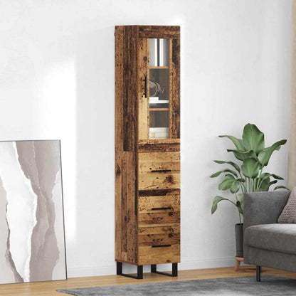 Credenza Legno vecchio 34,5 x 34 x 180 cm Legno multistrato