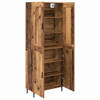 Credenza 2 pcs Legno vecchio Legno multistrato