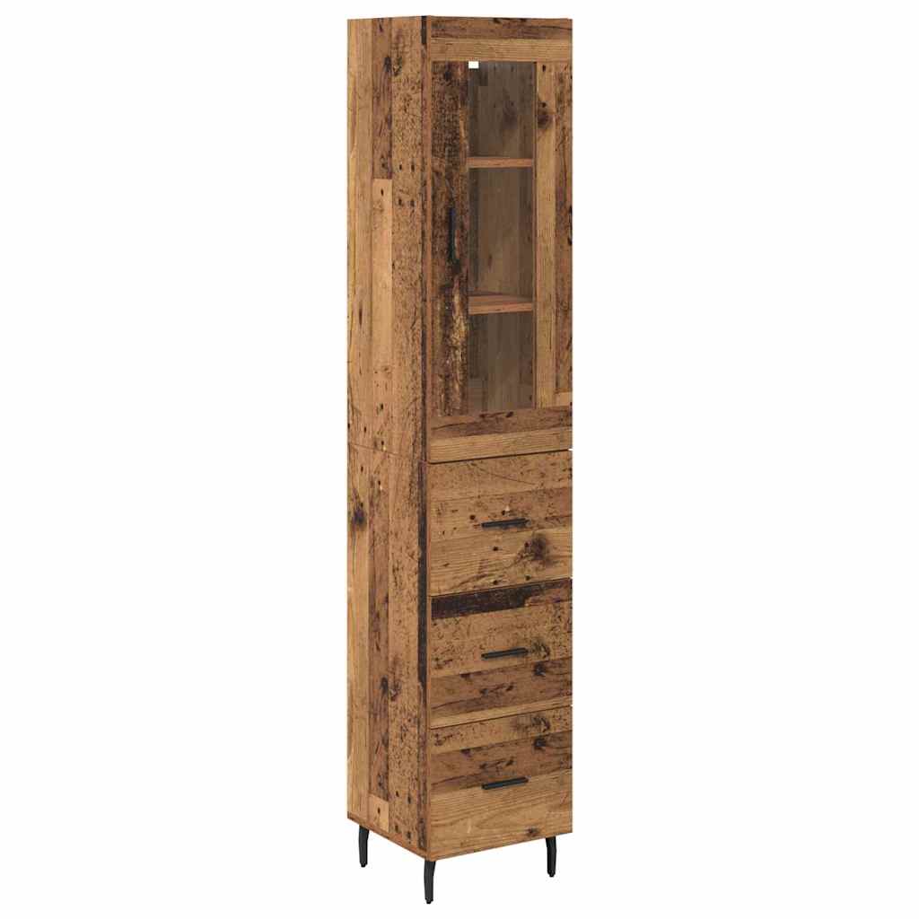 Credenza Legno vecchio 34,5 x 34 x 180 cm Legno multistrato