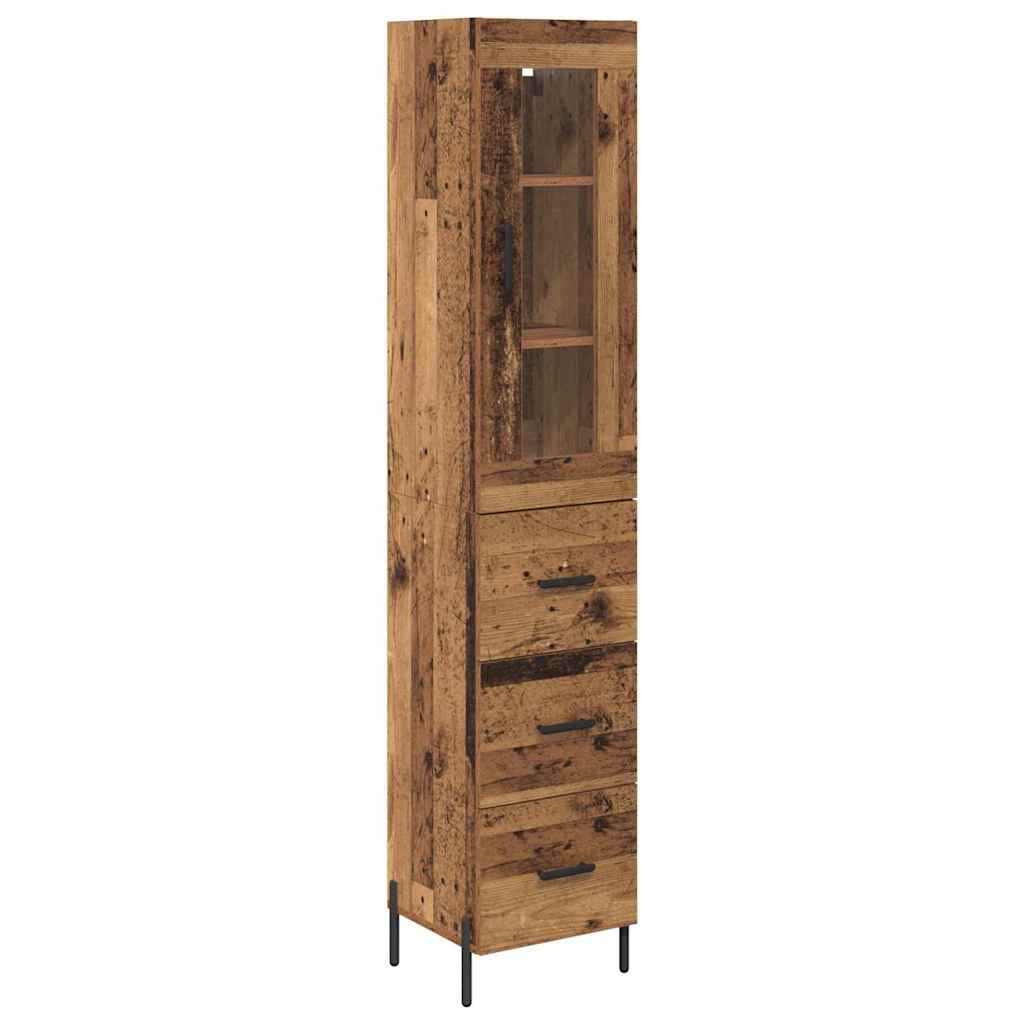Credenza Legno vecchio 34,5 x 34 x 180 cm Legno multistrato