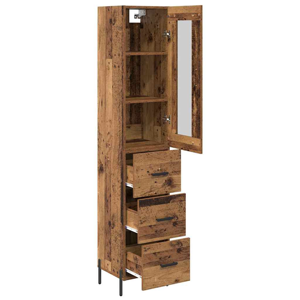 Credenza Legno vecchio 34,5 x 34 x 180 cm Legno multistrato