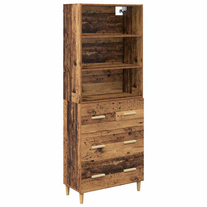 Credenza Legno vecchio 69,5 x 32,5 x 180 cm Legno multistrato