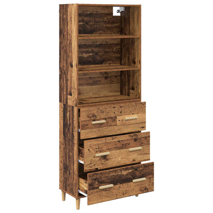 Credenza Legno vecchio 69,5 x 32,5 x 180 cm Legno multistrato