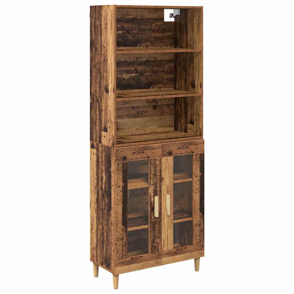 Credenza Legno vecchio 69,5 x 32,5 x 180 cm Legno multistrato